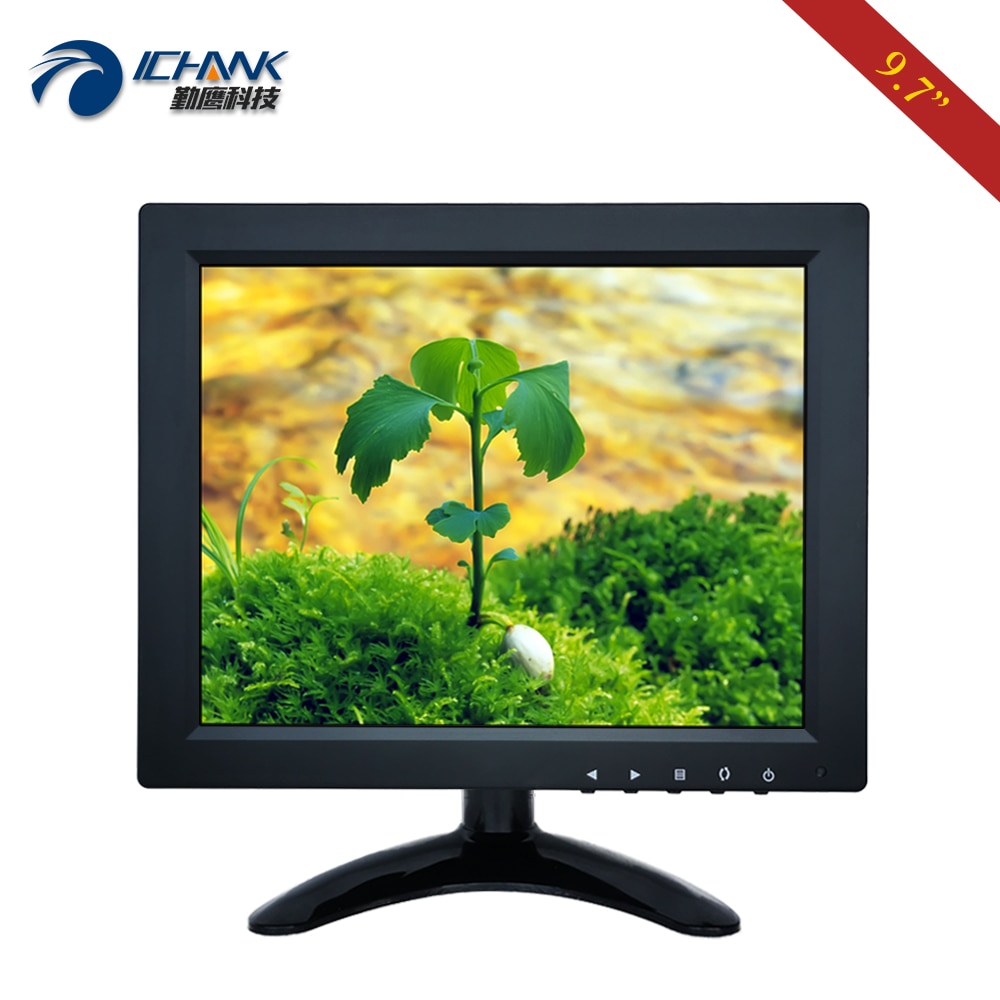   Ƿ װ LCD ȭ ÷ ZB097JN-592, PC , 1024x768 IPS Ŀ  AV BNC HDMI-in, 9.7 ġ